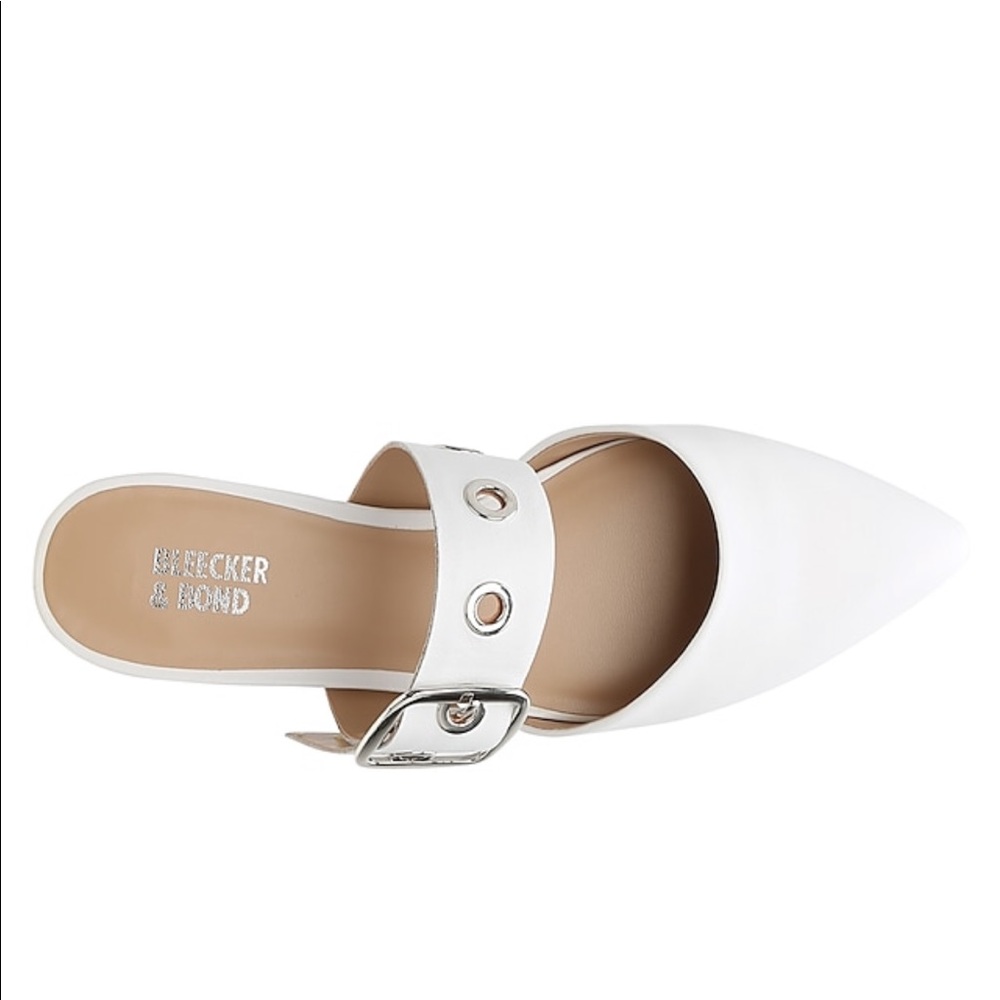 White sandals